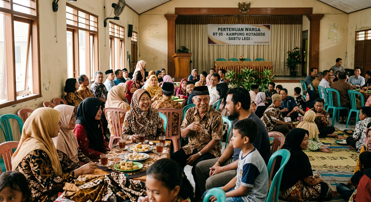 Pertemuan komunitas LIVESGP BANAWA - masyarakat Indonesia berkumpul bersama